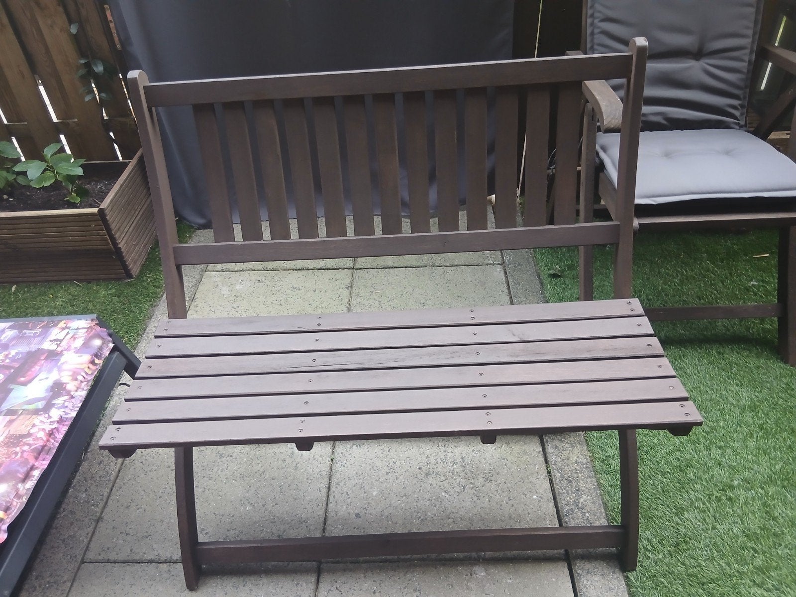 Houtebank voor tuin, terras of als decoratie, Ophalen