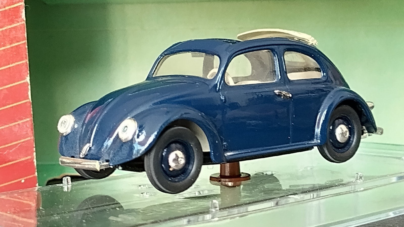 Volkswagen VW bril kever 1949 1:43 Vitesse Pol, Overige merken, Auto, ., Ophalen of Verzenden