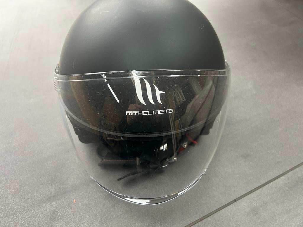 MT Helmets Jethelm - Mat Zwart - Maat XS, Overige merken, XS, Jethelm, Ophalen of Verzenden