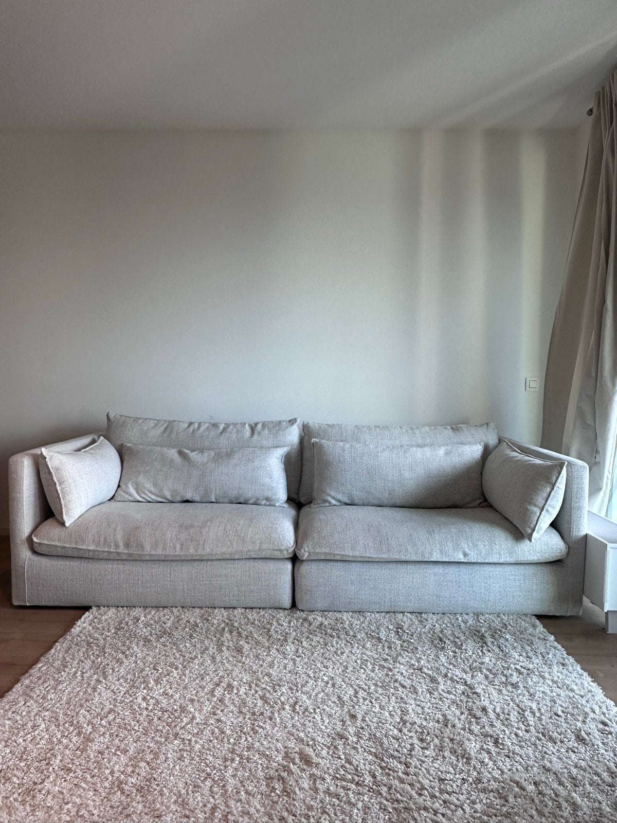 Luxe Sarah bank van Haco - Zo goed als nieuw, Ophalen, 250 tot 300 cm, Driepersoons, 75 tot 100 cm