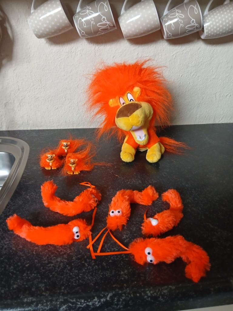 Oranje voetbal diertjes, Verzamelen, Albert Heijn, Ophalen