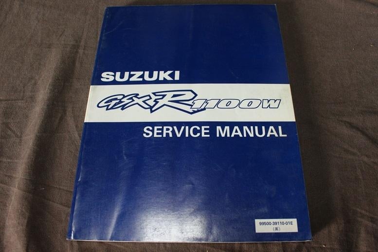 Suzuki GSX-R1100 W 1993 motorcycle service manual GSX r1100w, Ophalen of Verzenden, Suzuki