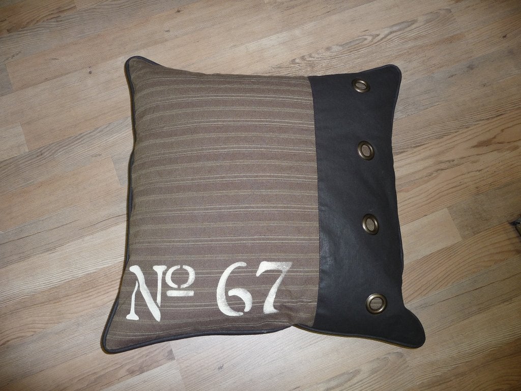 Artivo Set van 2 stoere bruine sierkussens Nieuw, Bruin, Verzenden, Vierkant, Nieuw