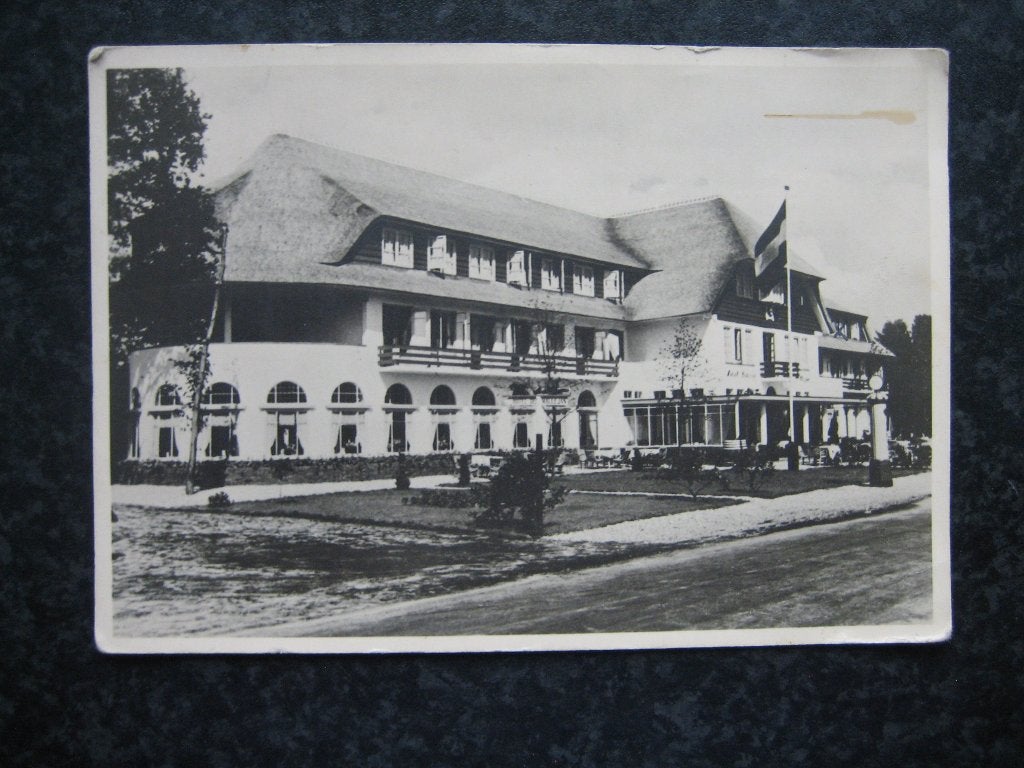 VIERHOUTEN Hotel De Mallejan Grootformaat, Ophalen of Verzenden, 1940 tot 1960, Gelderland