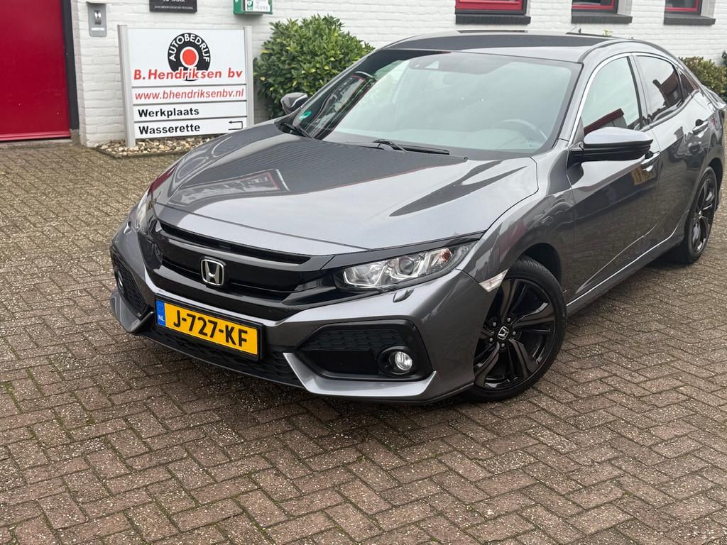 Honda Civic 1.0 i-VTEC 129pk CVT 5D Elegance/ Adaptieve crui, Auto's, Stof, Gebruikt, 129 pk, 988 cc