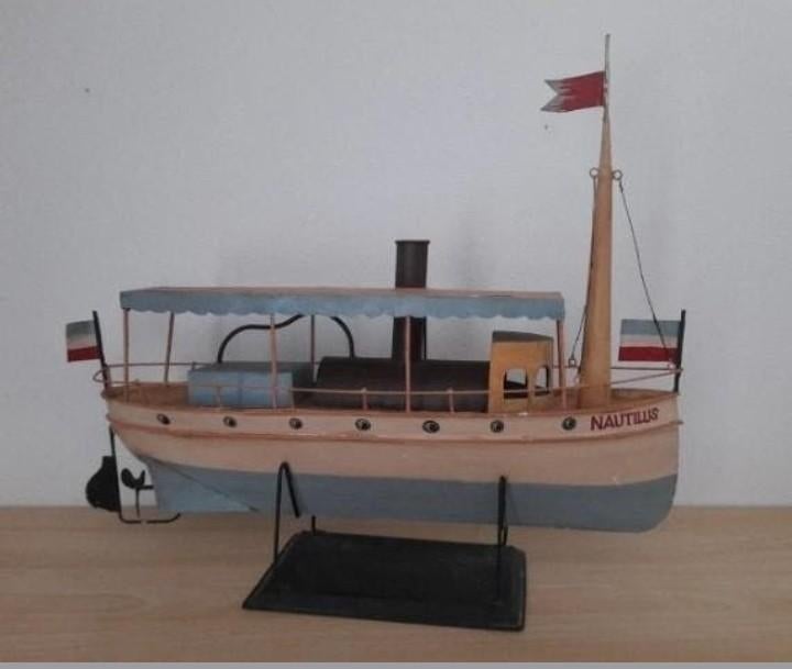 Decoratieve Blikken Stoomboot Nautilus Model, Ophalen of Verzenden
