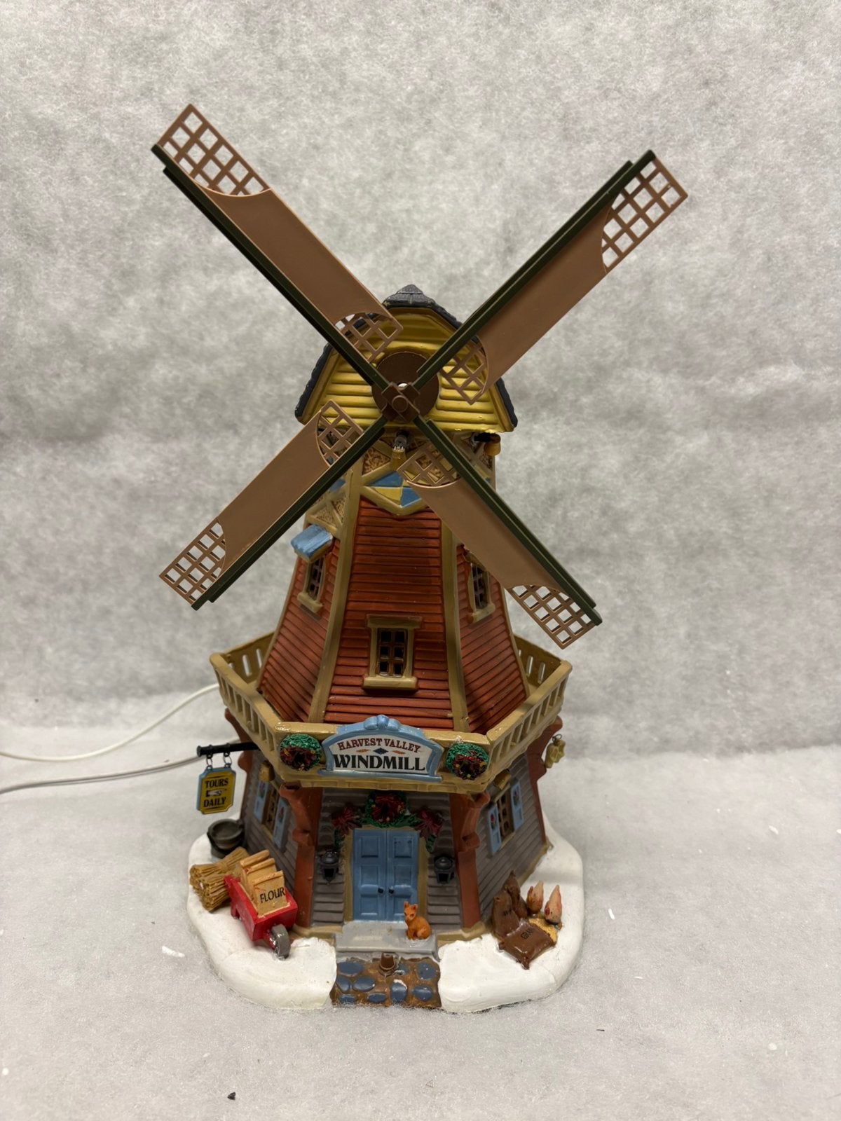 Lemax Harvest Valley Windmill- retired, L, Zo goed als nieuw, L, L