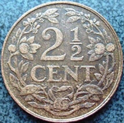 Halve stuiver - 2 1/2 cent 1919., Verzenden, Koningin Wilhelmina, Overige waardes, Losse munt