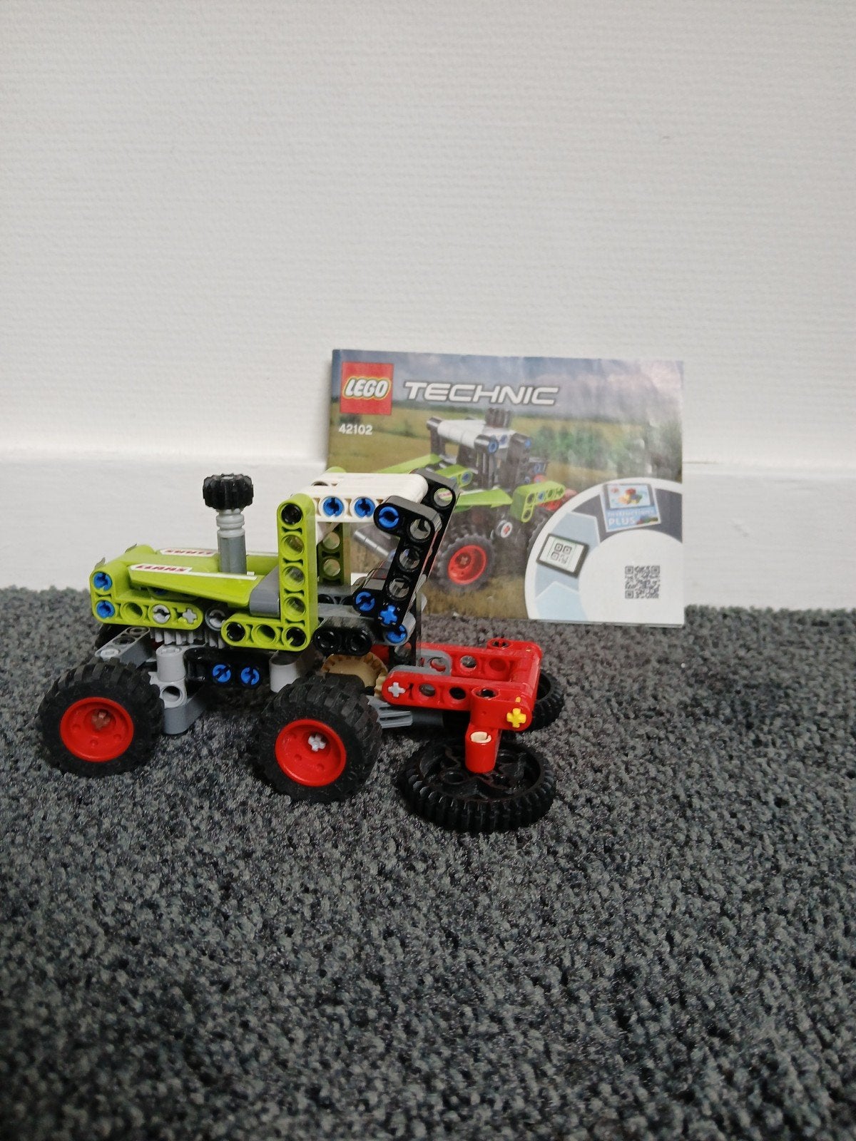 LEGO Technic 42102 Mini CLAAS XERION - Zo goed als nieuw, Lego Primo, Ophalen of Verzenden, Zo goed als nieuw, Complete set