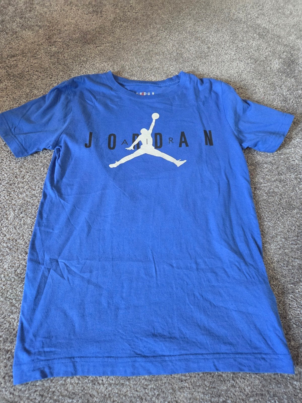 Mooi blauw Jordan shirt maat 152 - amper gedragen, Ophalen