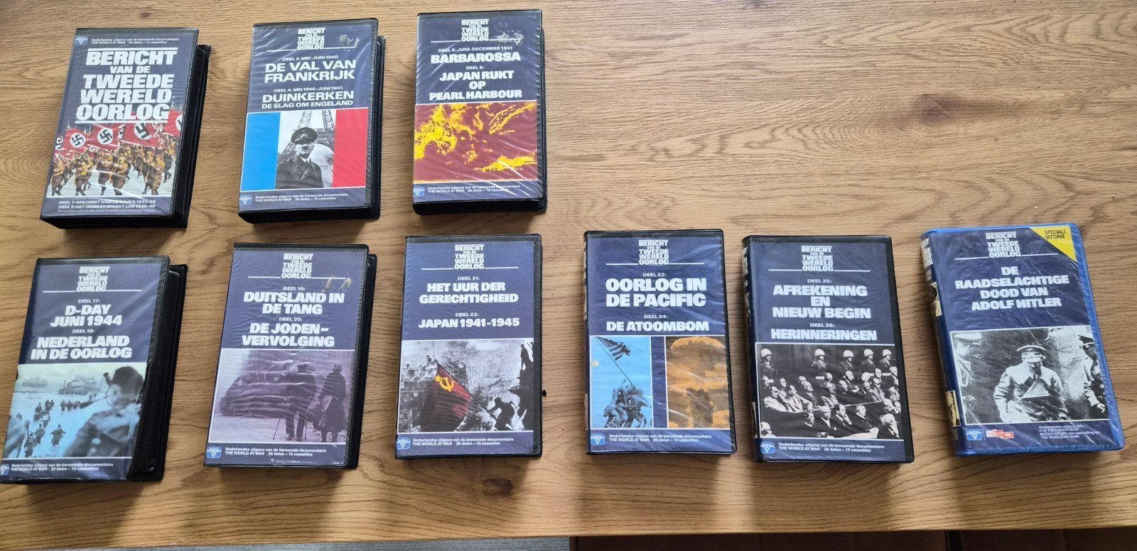 Bericht van de Tweede Wereldoorlog VHS-collectie, Cd's en Dvd's, Gebruikt, Ophalen of Verzenden, Politiek of Geschiedenis, Vanaf 12 jaar