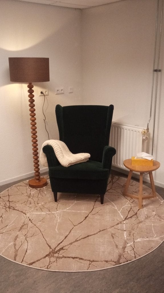 Groene fauteuil, Ophalen, Nieuw, 75 tot 100 cm, Stof