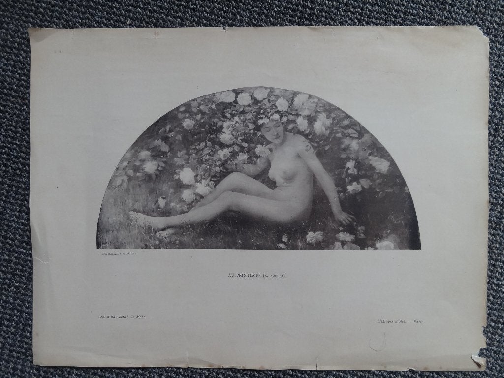 8 Héliogravures van zgn "nette naakten", Antiek en Kunst, Kunst | Etsen en Gravures, Verzenden, Mythologie, Gravure, 1800 - 1899