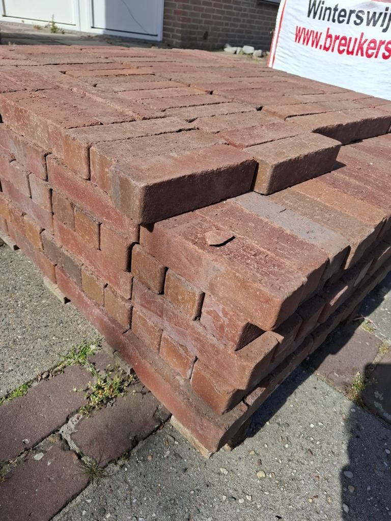 Gebruikte rode klinkers voor bestrating, Ophalen of Verzenden