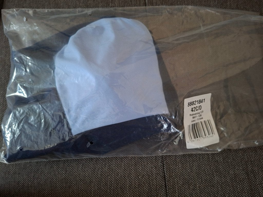 Badpak S. Oliver,, 42C/D, Blauw, Nieuw, Badpak, Ophalen of Verzenden