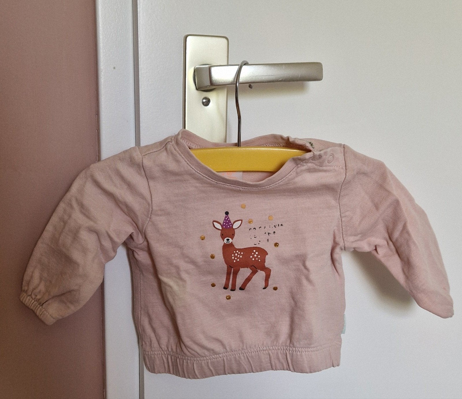 Hema roze newborn truitje maat 50, Gebruikt, Ophalen of Verzenden, Hema, Truitje of Vestje