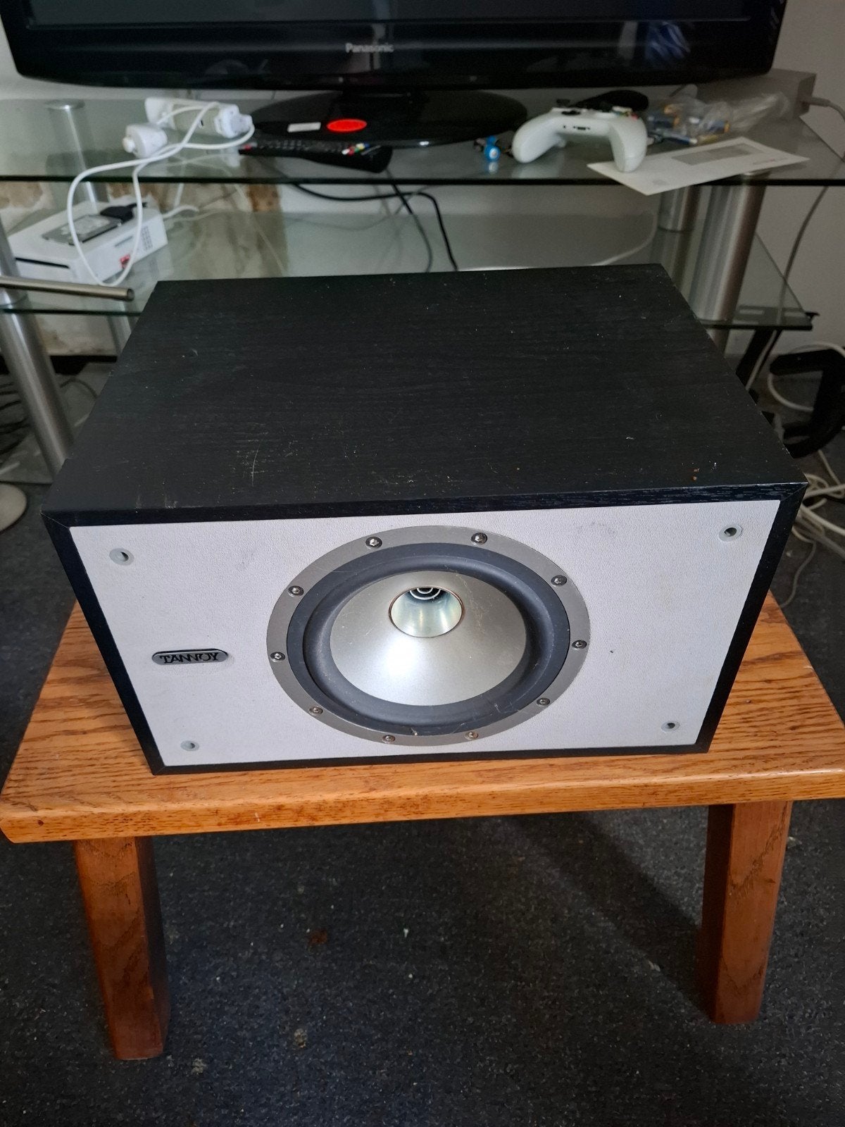 Tannoy SrnSys DCC Black Ash Center speaker, Audio, Tv en Foto, Luidsprekers, Gebruikt, 60 tot 120 watt, Center speaker, Ophalen