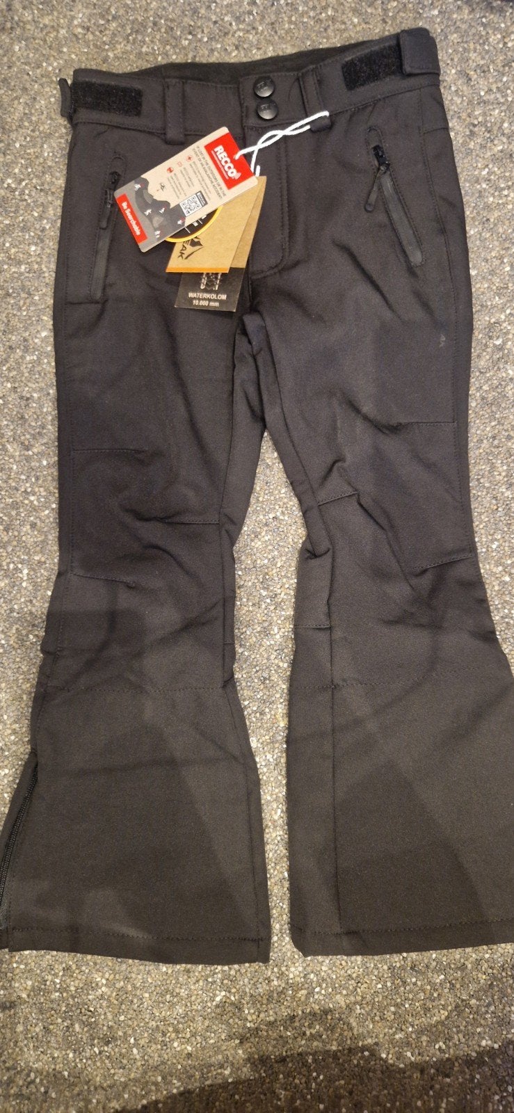 Mountain Peak Skibroek Zwart Maat 116 met RECCO, Broek, Mountainpeak, Jongen of Meisje, Nieuw