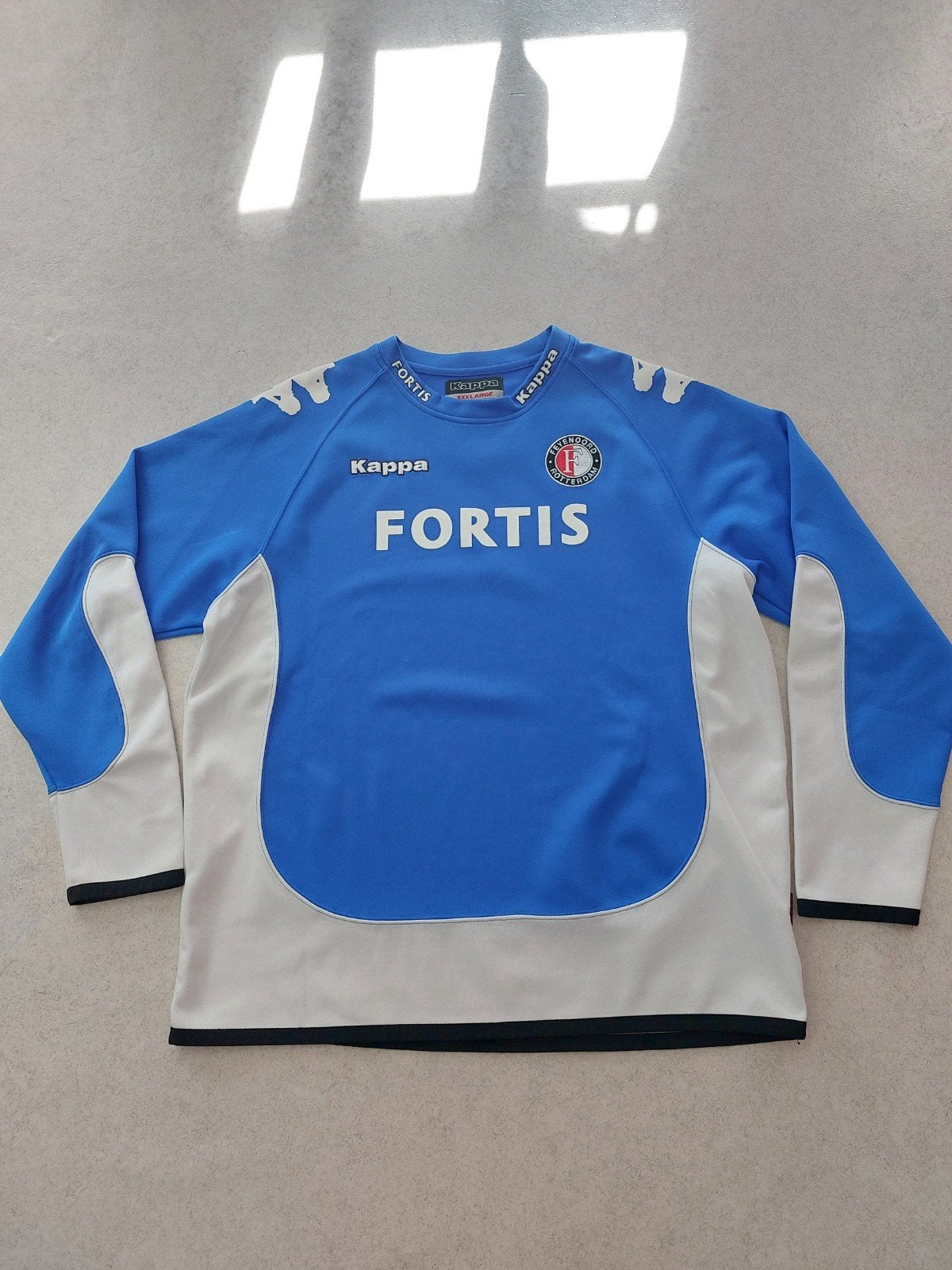Kappa Feyenoord Trainingstrui XXXL, Kappa, Blauw, Overige maten, Ophalen of Verzenden