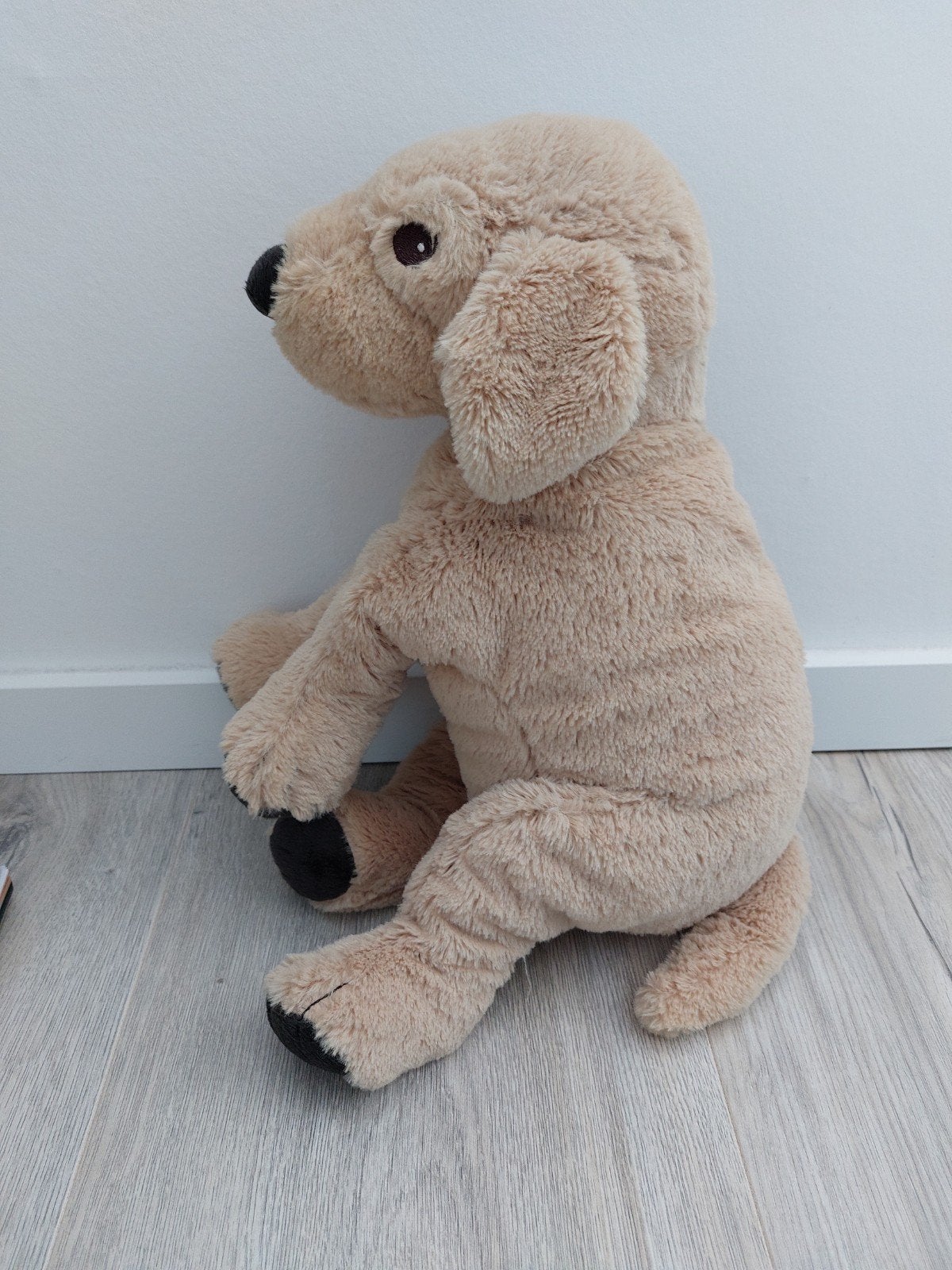 Knuffel Ikea hond gosig golden retriever puppy L2077, Ophalen of Verzenden, Zo goed als nieuw, Hond