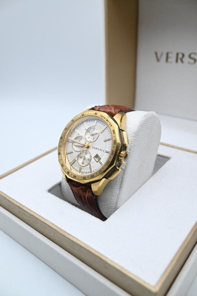Versace Glaze VEBJ00418  2011- Present Chronograaf, Overige merken, Staal, Polshorloge, Ophalen of Verzenden