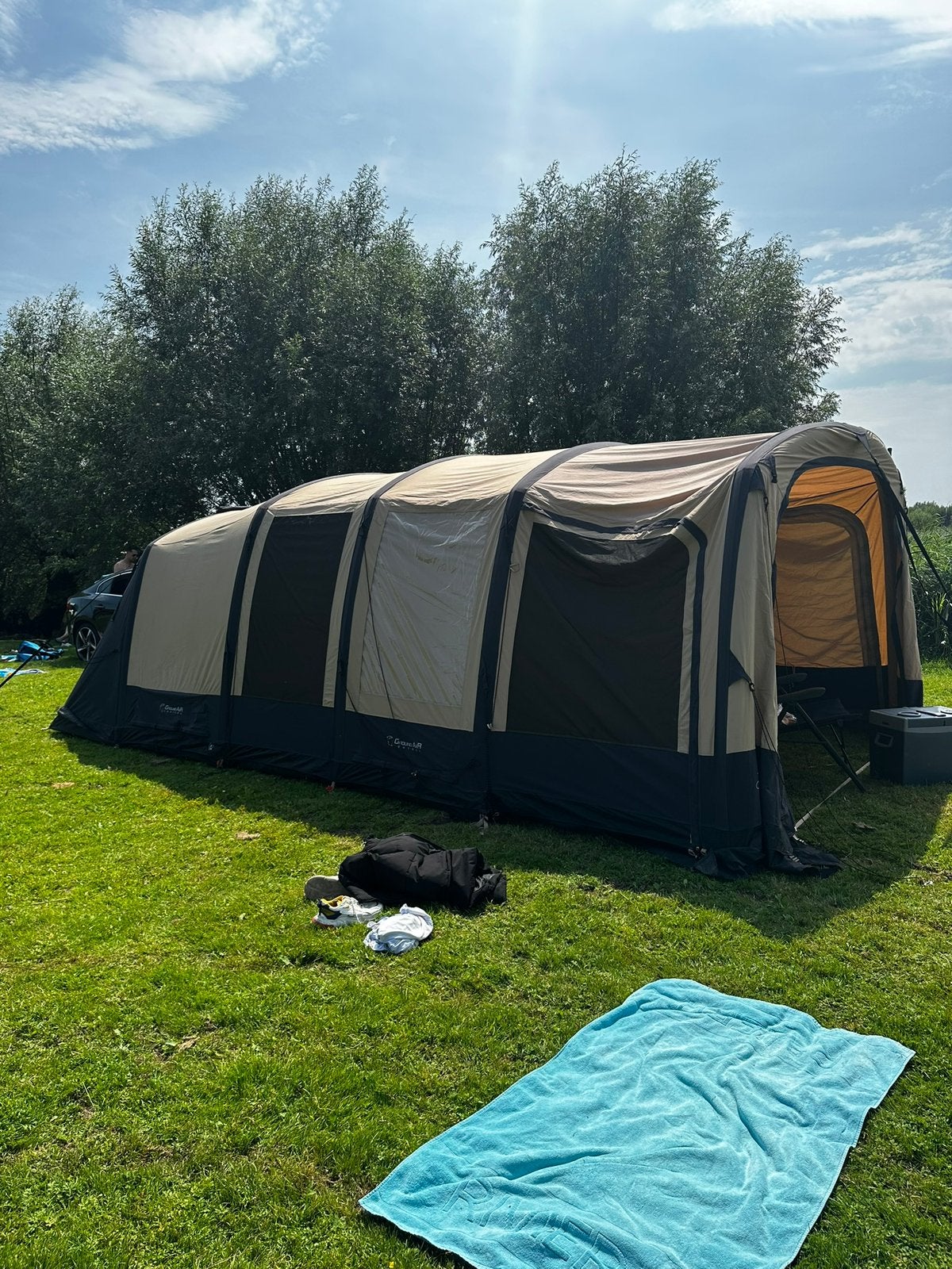 Bardani airspace 350 tc, Caravans en Kamperen, Tenten, Ophalen, Zo goed als nieuw, Tot en met 5