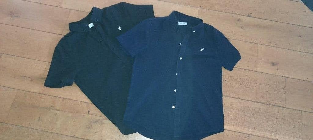 Set van 2x mooie heren herenblouse Pier One maat S zgan, Ophalen of Verzenden, Zo goed als nieuw, Zwart, Pier One