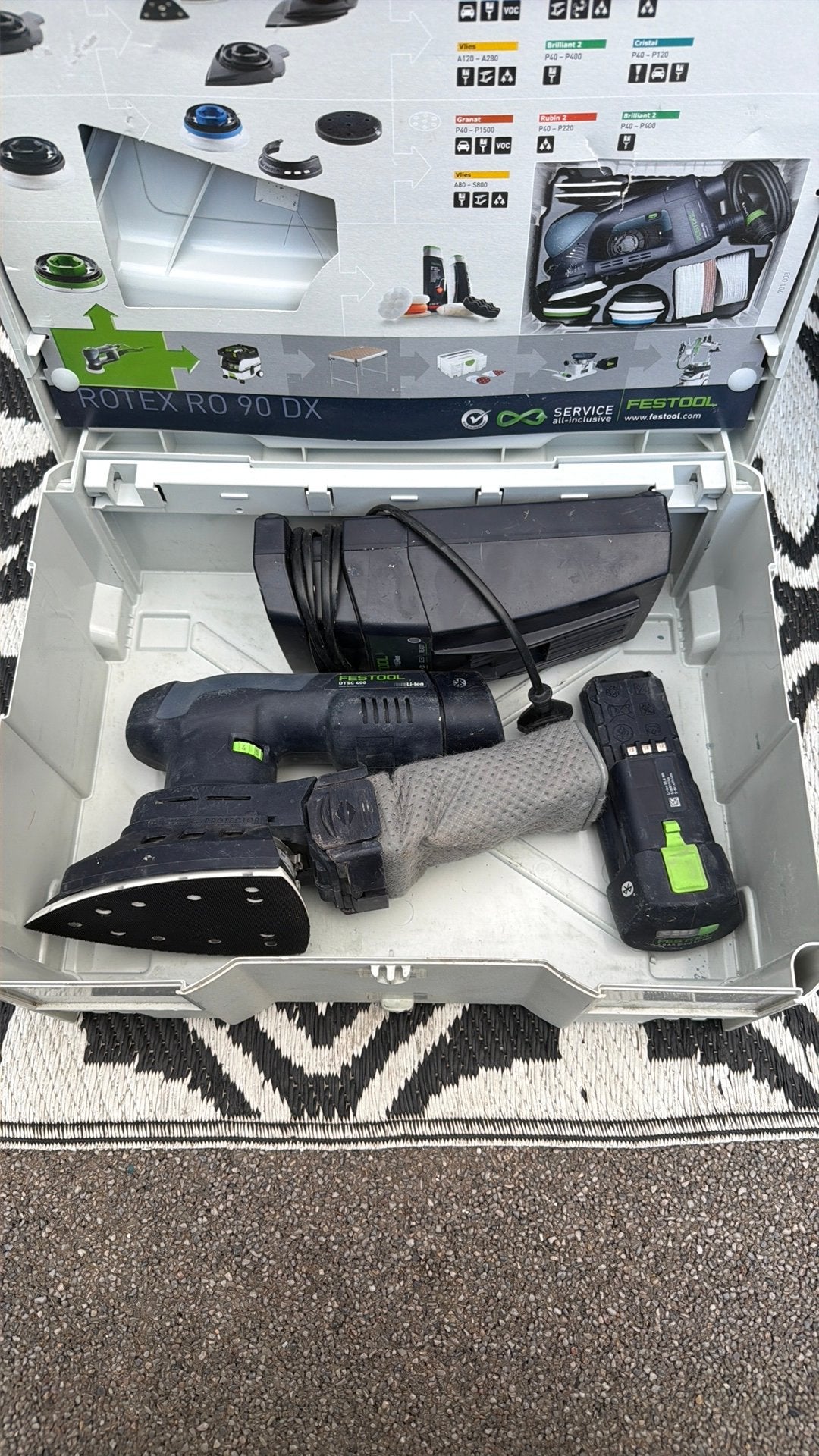 Festool DTSC 400 3,0 I-Plus 18V Accu Deltaschuurmachine Set, Doe-het-zelf en Verbouw, Gereedschap | Schuurmachines, Ophalen of Verzenden