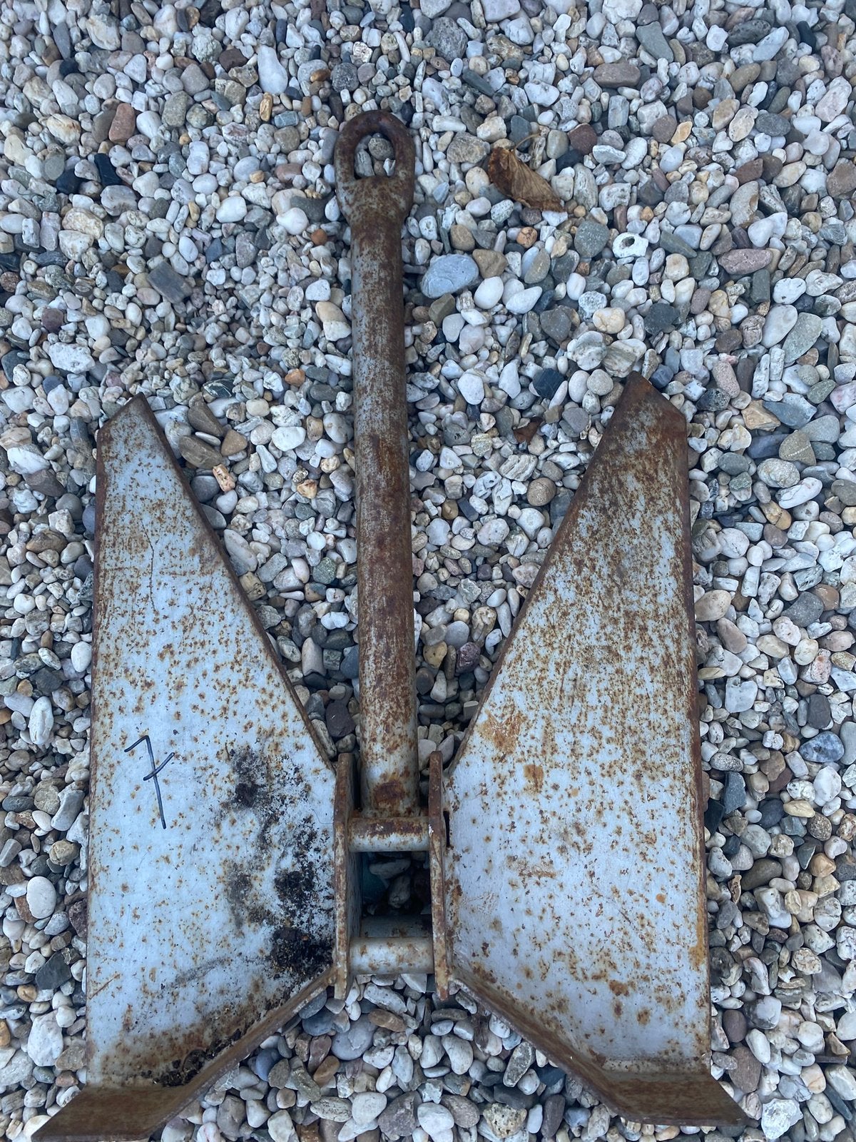 Klapanker, Watersport en Boten, Bootonderdelen, Ophalen of Verzenden, Gebruikt, Ankeren en Afmeren, Zeilboot of Motorboot