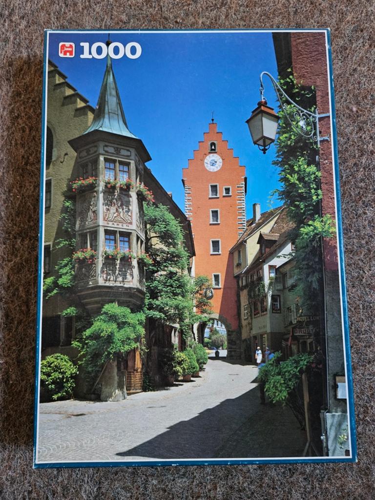 Heye Legpuzzel 1000 stukjes - Schilderachtig Dorp, Ophalen of Verzenden, 500 t/m 1500 stukjes, Gebruikt, Legpuzzel