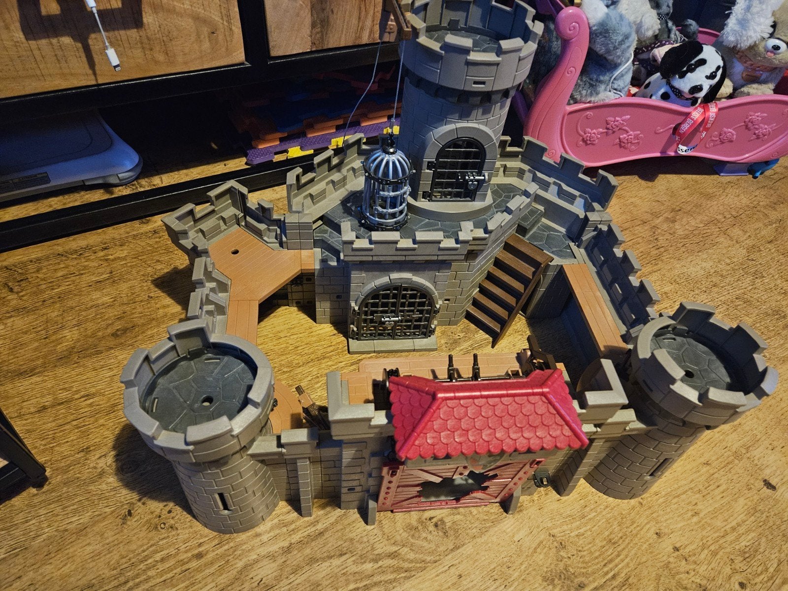Playmobil Kasteel met poppen, Kinderen en Baby's, Ophalen of Verzenden, Gebruikt