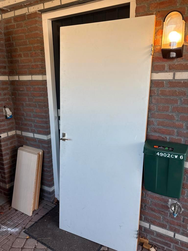 Binnendeur 80cm, Doe-het-zelf en Verbouw, Deuren en Horren, Ophalen, Gebruikt, 80 tot 100 cm, Binnendeur