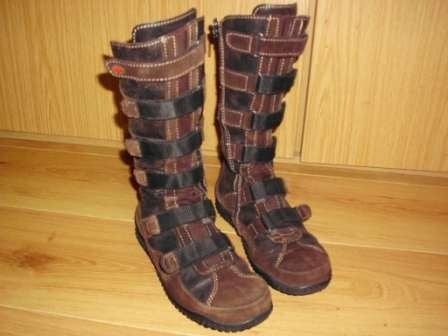 Wolky laarzen mt.36 bruin suede leer en leer gevoerd, Hoge laarzen, Wolky, Bruin, Ophalen of Verzenden