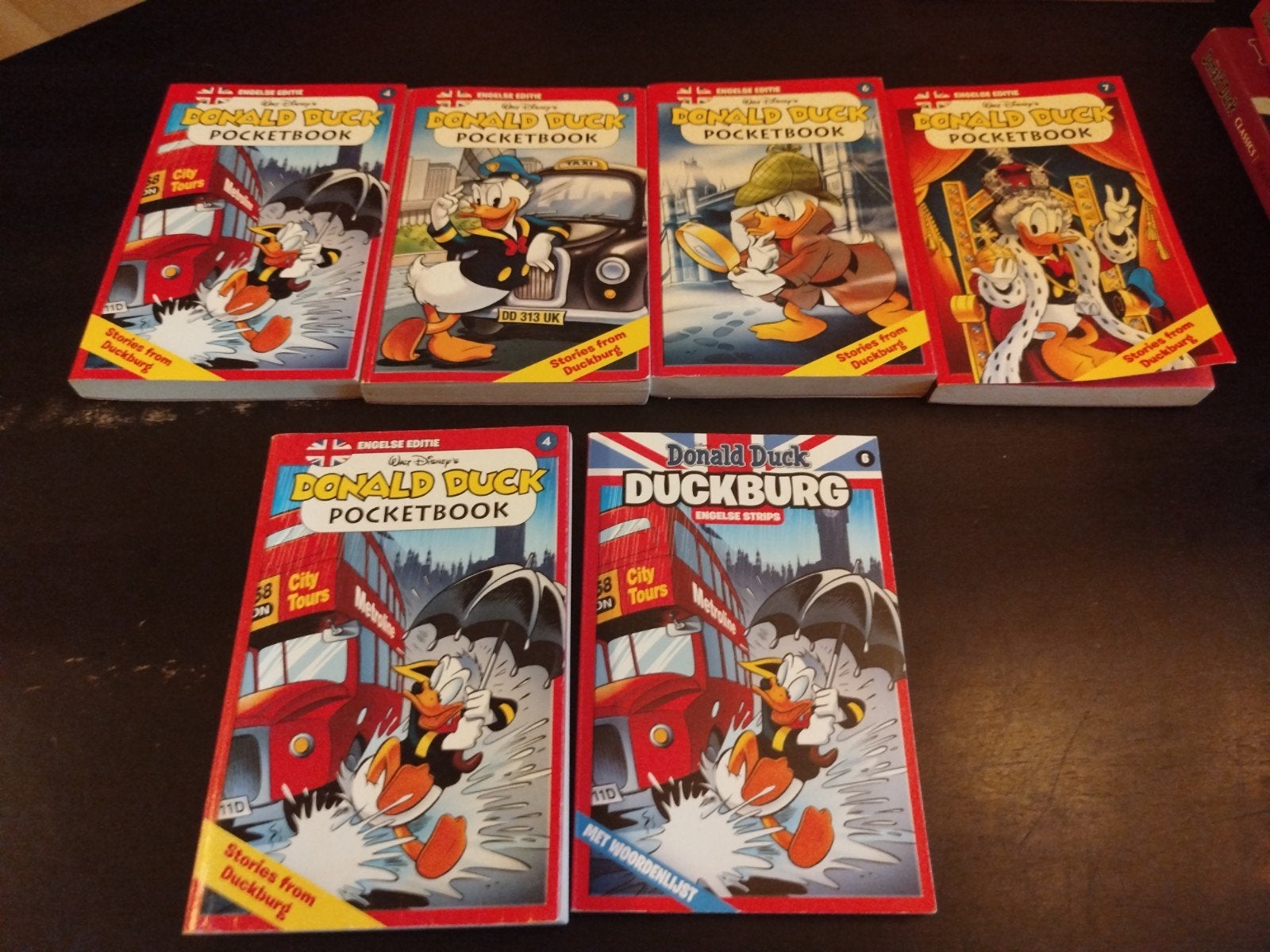 Donald Duck pockets Engels English pocketbook Duckburg, Boeken, Gelezen, Europa, Ophalen of Verzenden, Meerdere comics