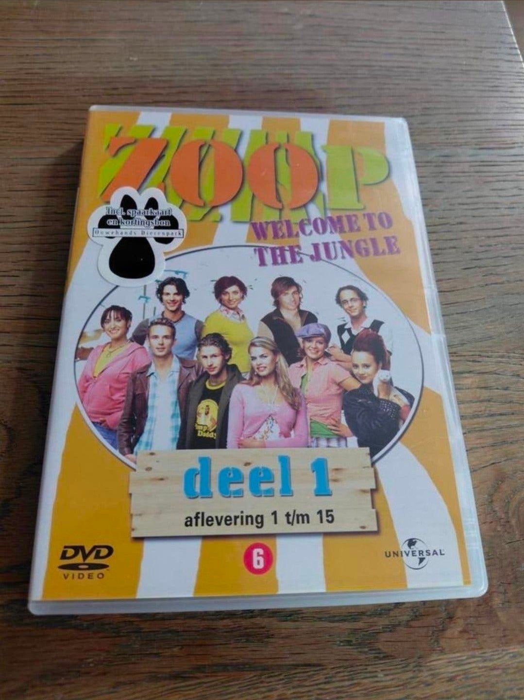 ZOOP deel 1 dvd. Afleveringen 1 tm 15., Ophalen of Verzenden, Gebruikt, Dieren, Tv-serie
