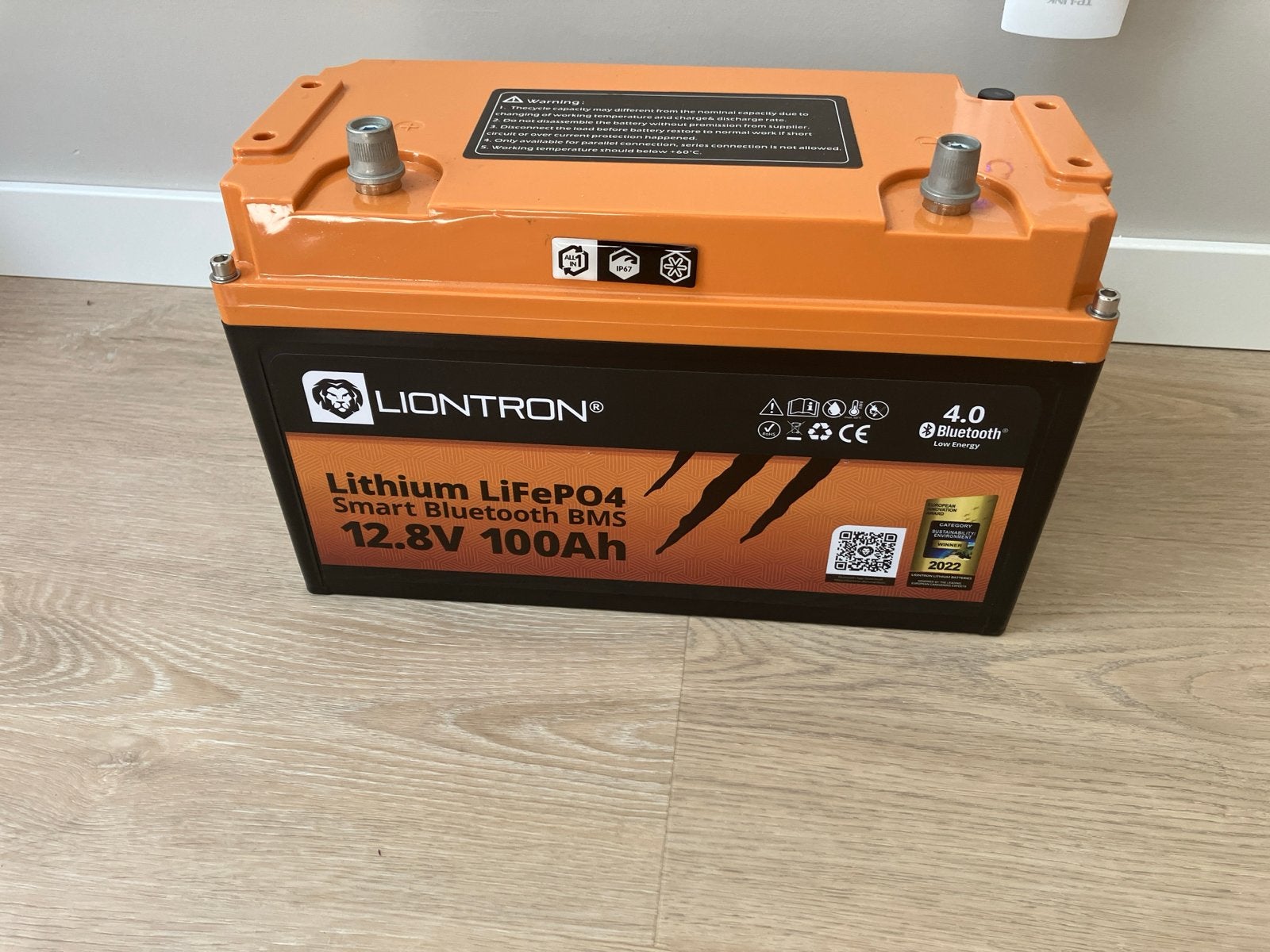Liontron Lithium acrtic LiFePO4 Accu 12.8V 100Ah Smart BMS, Ophalen, Gebruikt