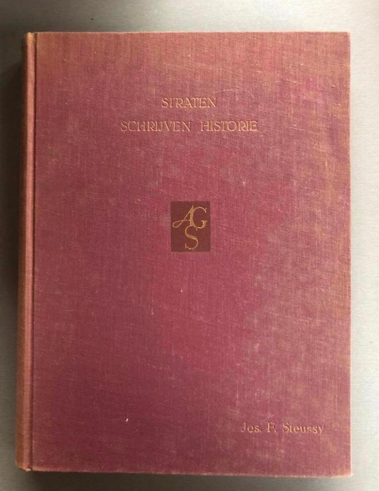 Straten schrijven historie Amsterdam Steussy Peter Spier, Ophalen of Verzenden
