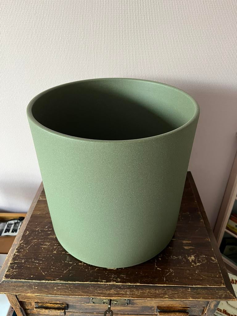 Mica bloempot Era Kapern Structur, 31cm hoog,, Ophalen, Rond, Zo goed als nieuw, Minder dan 25 cm