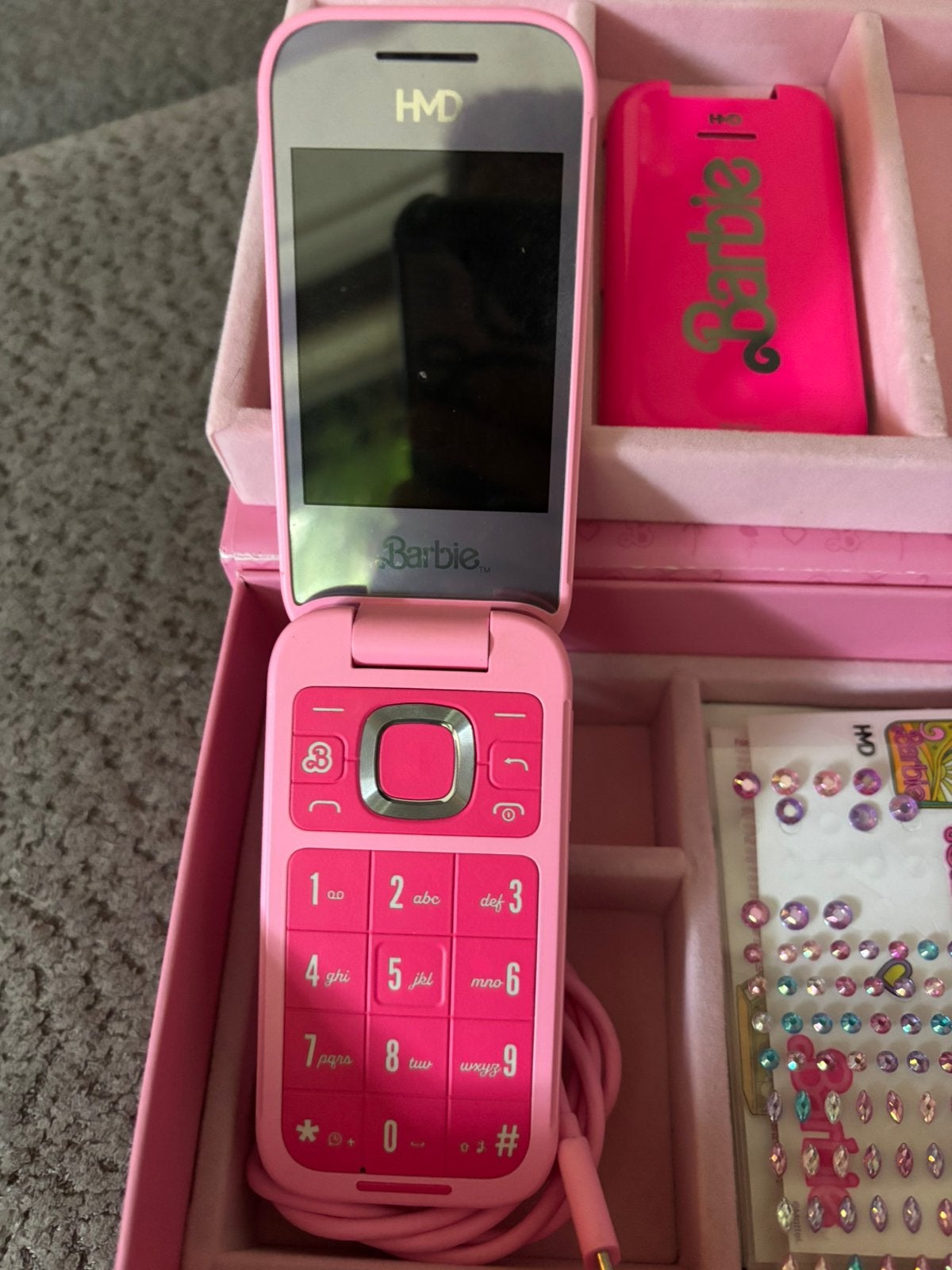 Tekoop Barbie mobiel, Ophalen, Zo goed als nieuw