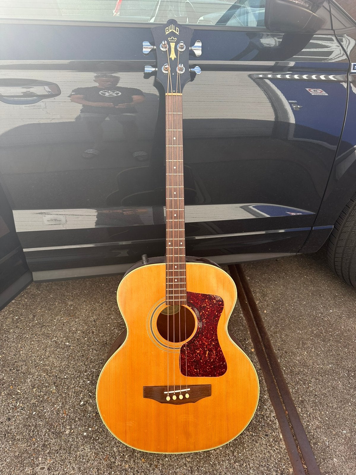Vintage Guild B30E-NT semi ac bas, Ophalen of Verzenden, Zo goed als nieuw, Semi-akoestisch