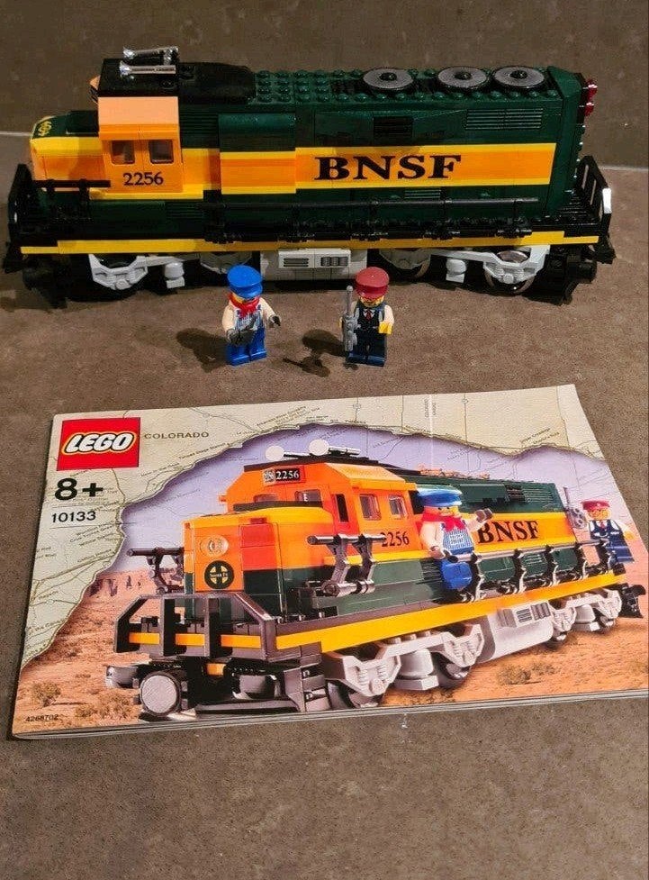 lego 10133 santa fe bnsf trein, Ophalen of Verzenden, Gebruikt
