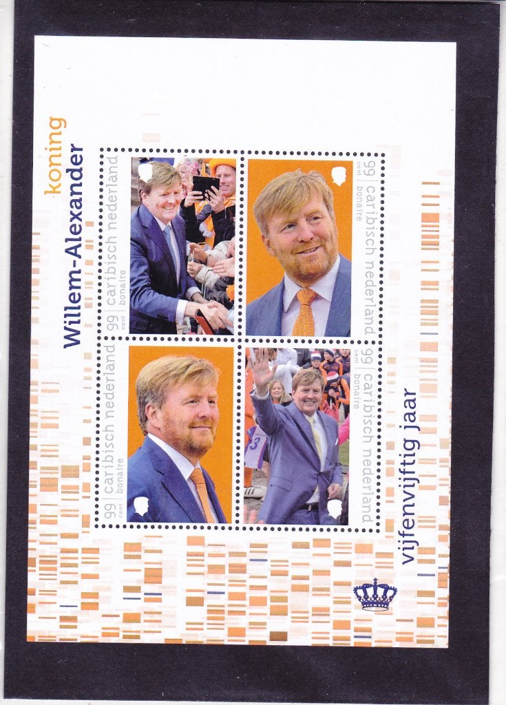 Postzegelvel  Willem-Alexander  Bonaire, Ophalen of Verzenden, Na 1940, Postfris