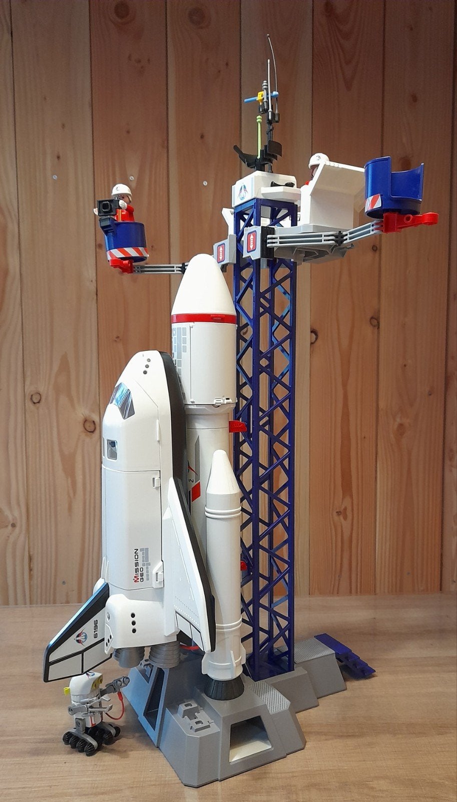 Playmobil Ruimtevaart - Space Shuttle & Lanceerbasis en meer, Complete set, Overige typen, Ophalen of Verzenden, Zo goed als nieuw