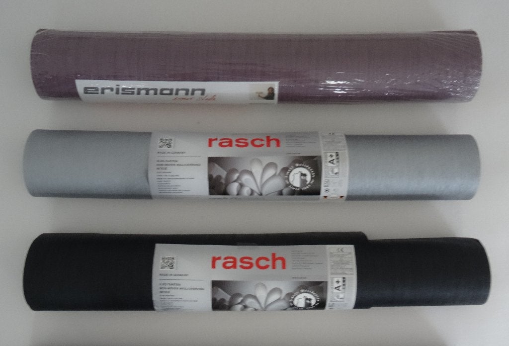 1 rol Erismann en 1 rol Rasch vliesbehang, nieuw, Huis en Inrichting, Ophalen of Verzenden, Paars