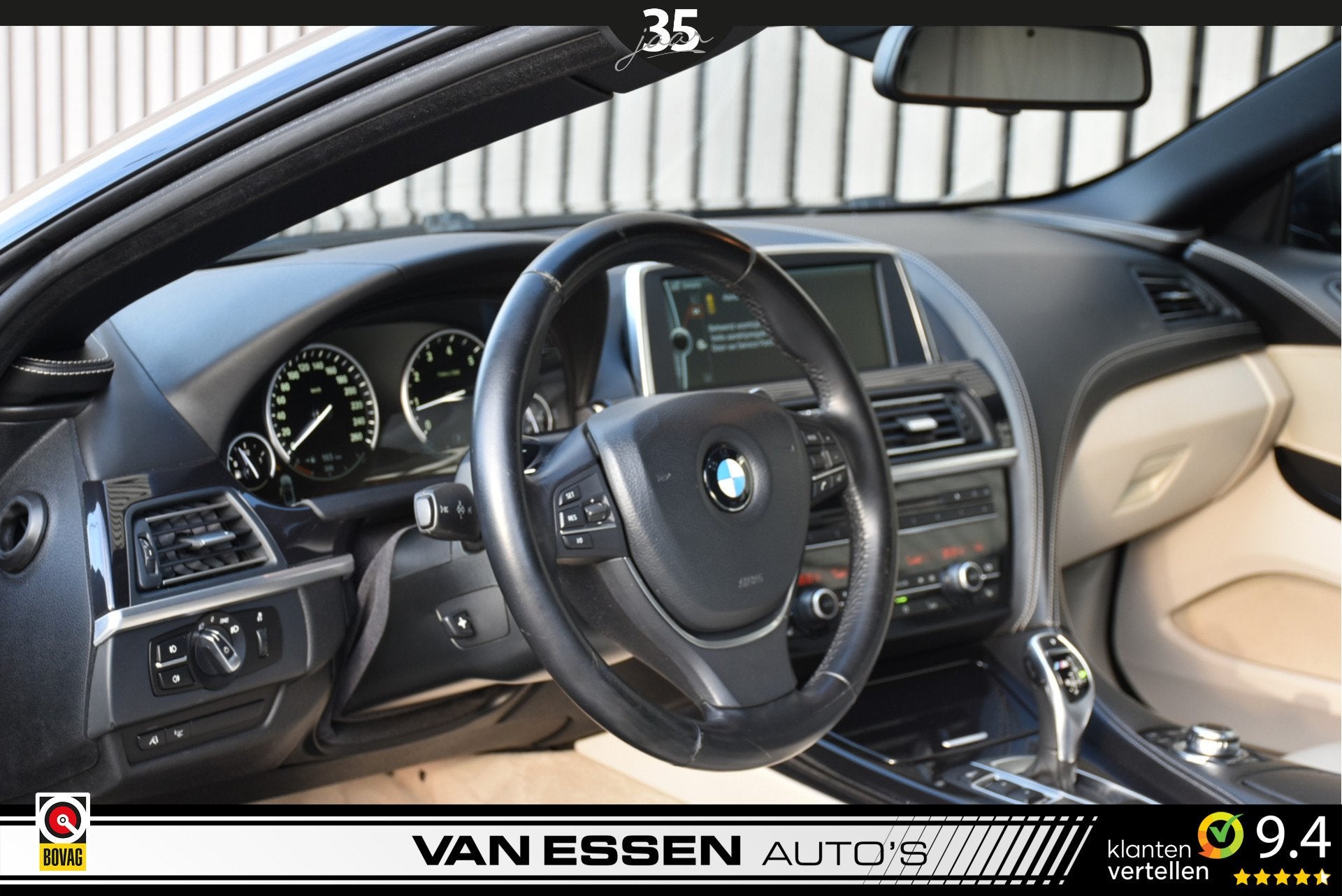 BMW 6 Serie Cabrio 650i High Executive Leder Head-Up Navi 36, Auto's, Automaat, Euro 5, Achterwielaandrijving, Gebruikt