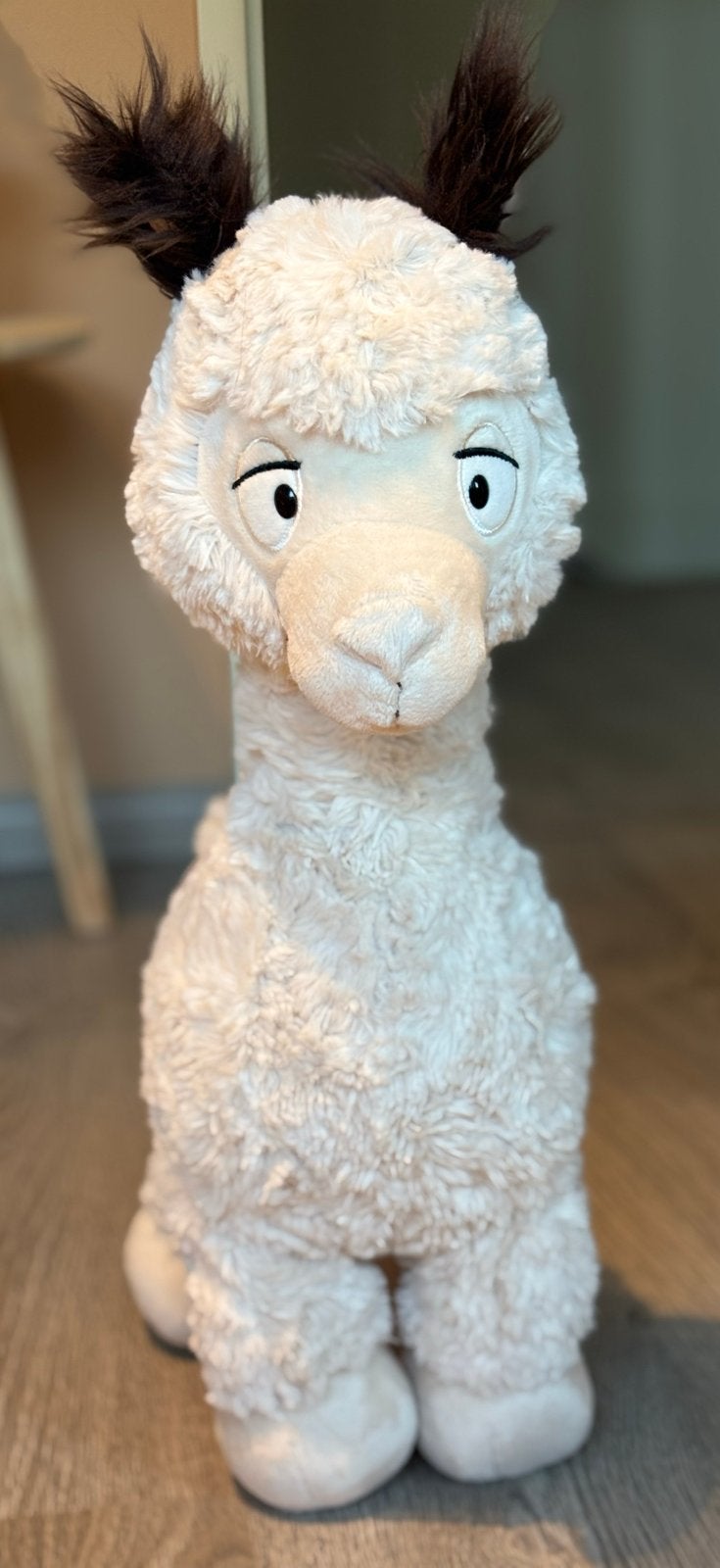 NICI Alpaca knuffel - 48 cm - Zo goed als nieuw, NICI, Overige karakters, Overige typen, Ophalen of Verzenden