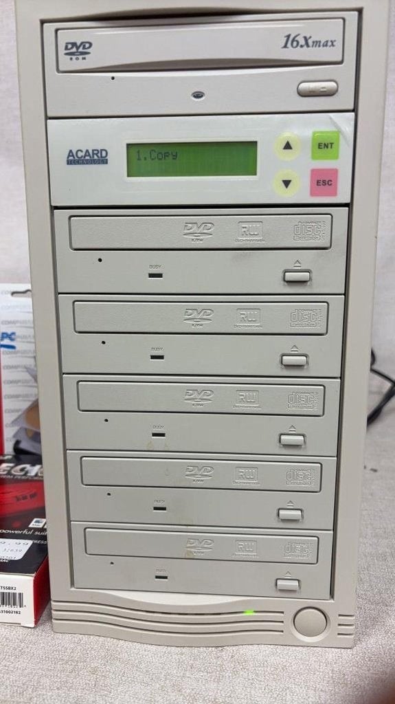 Cd-Dvd duplicator voor 7 cd-dvd`s, Ophalen, Gebruikt, Overige merken