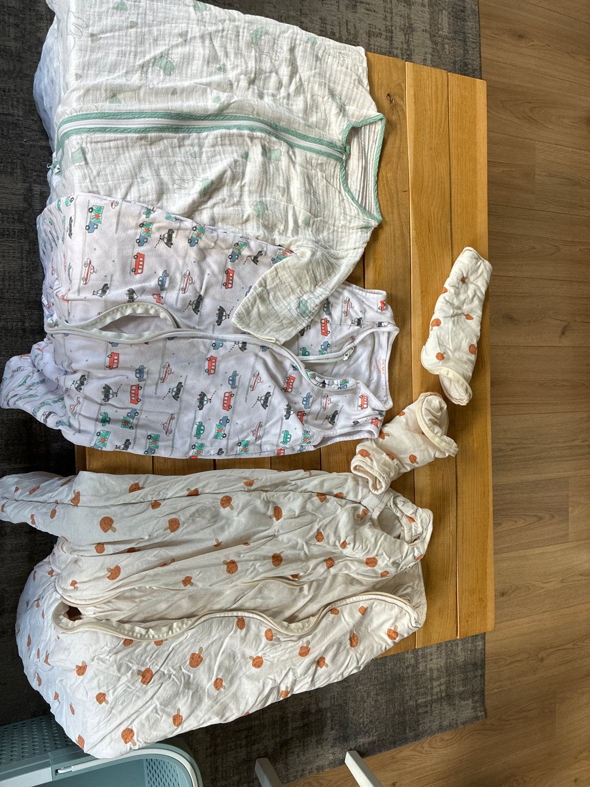 3 slaapzakken maat 86-104: zomer en winter, Kinderen en Baby's, Dekens, Slaapzakjes en Inbakerproducten, Ophalen, Wasbaar, Gebruikt