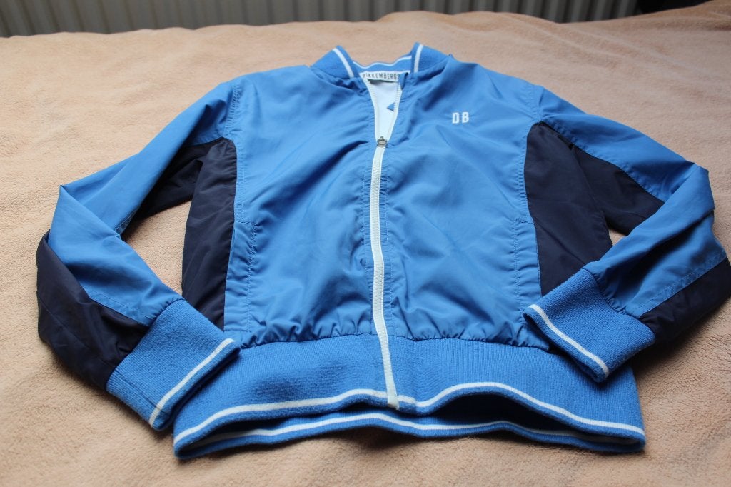 Bikkembergs Junior Jas - Blauw - Maat 10 jaar, Verzenden, Zo goed als nieuw, Jongen, Bikkembergs
