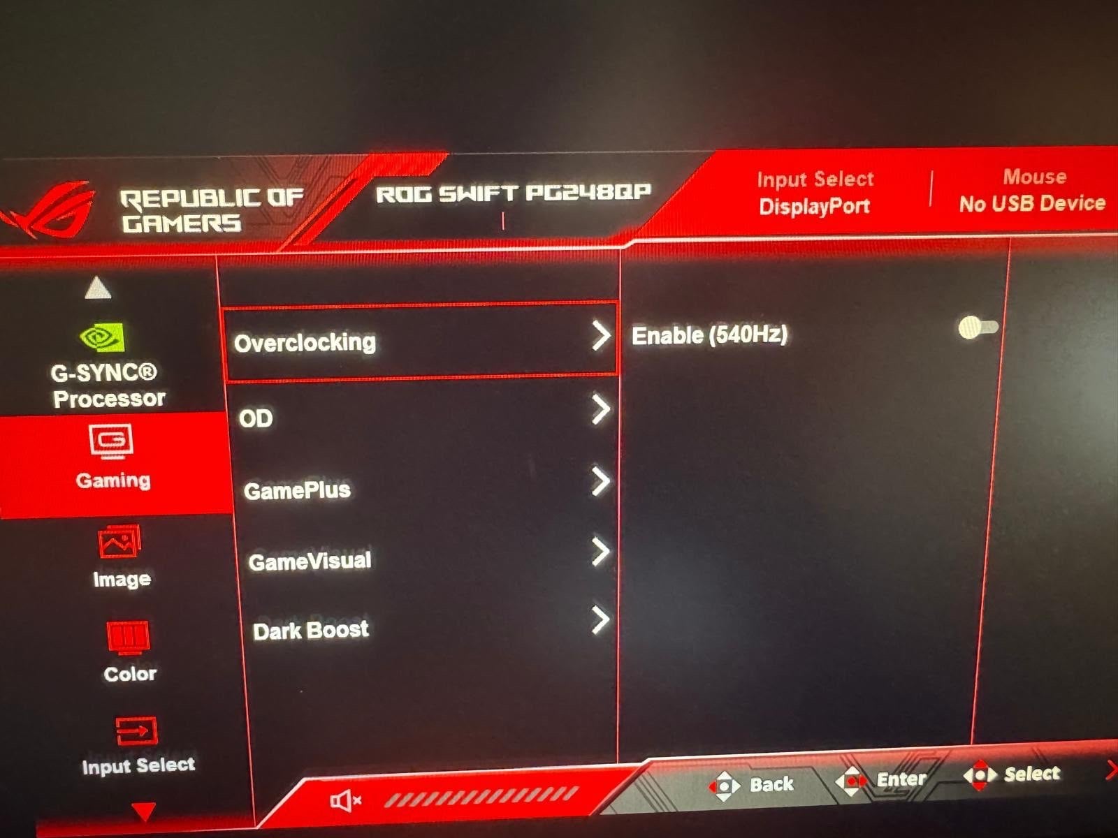 ASUS ROG Swift PG248QP Gaming Monitor - 540Hz, Full HD, Computers en Software, In hoogte verstelbaar, Full HD, Minder dan 1 ms